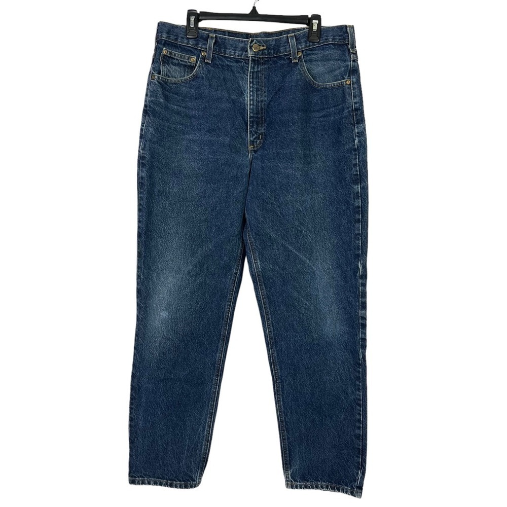 Carhartt Men’s Workwear Blue Jeans Sz W38/L32 Actual Measurements W37/L31.5 Med